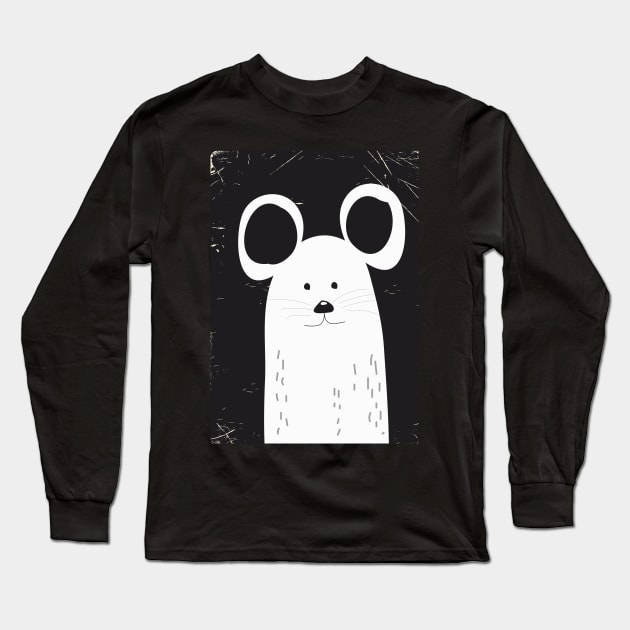 Cute pet Mouse Long Sleeve T-Shirt by nickemporium1